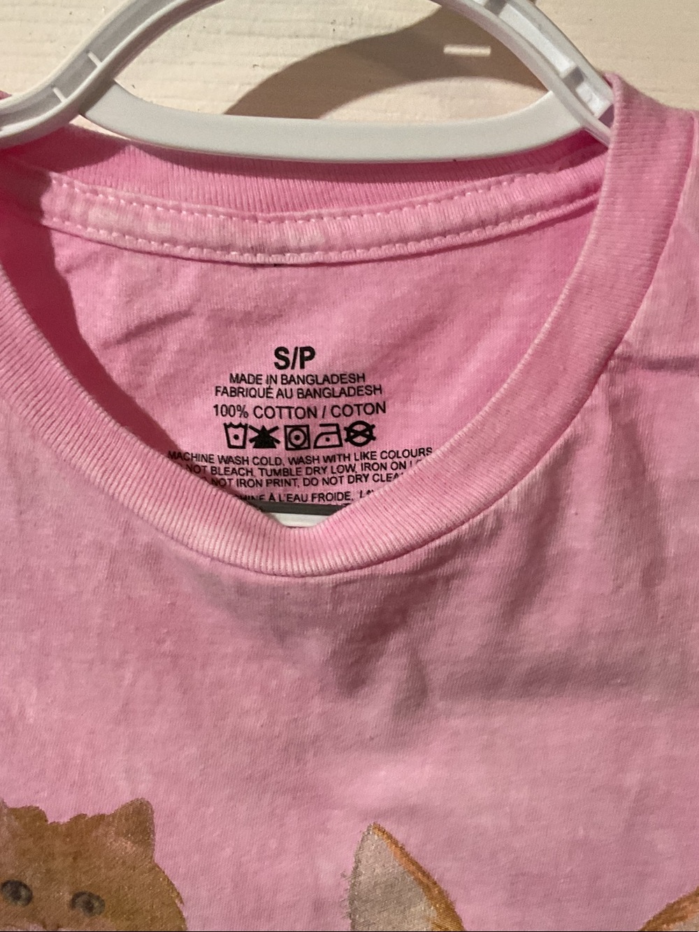 Princess Polly Pink Tee with Multi-Cat Graphic - Picture 2 of 3